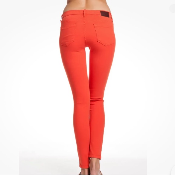 [Henry & Belle] Super Skinny Ankle Jean in Vermillion - Picture 7 of 7